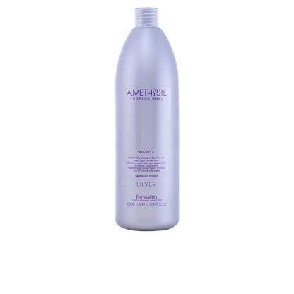 Farmavita Amethyste Silver Shampoo For Gray And Blonde Hair Eliminates Yellow Tones