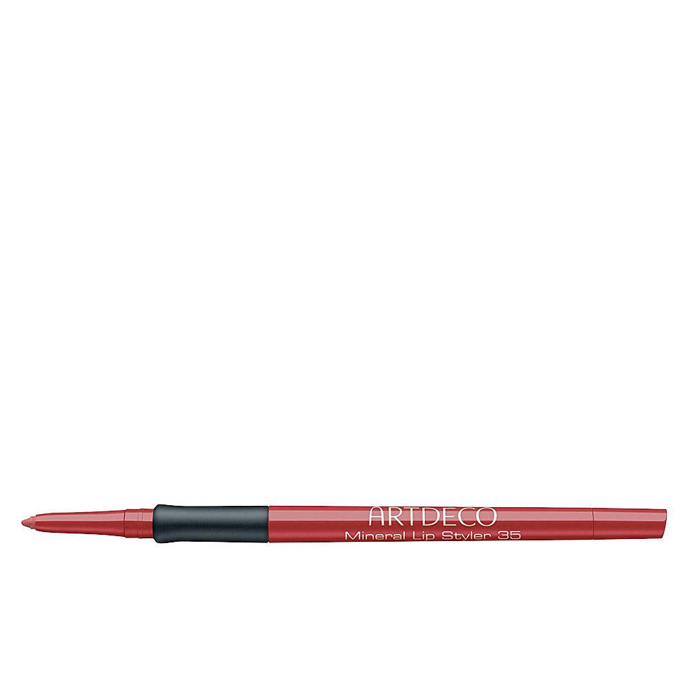 Artdeco Mineal Labial Lip Styler Cosmetic Rose Red Smudge Proof Vibrant Look