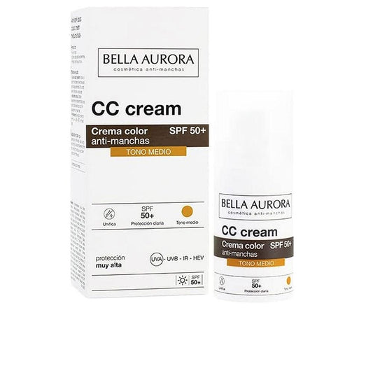 Bella Aurora Cc Cream Bella Aurora Cc Cream Anti Dark Spots Spf50+ Effective Total Daily Protection