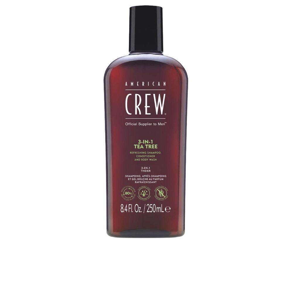 American Crew Crew Hair & Body Care 3 In 1 – șampon, 250 ml