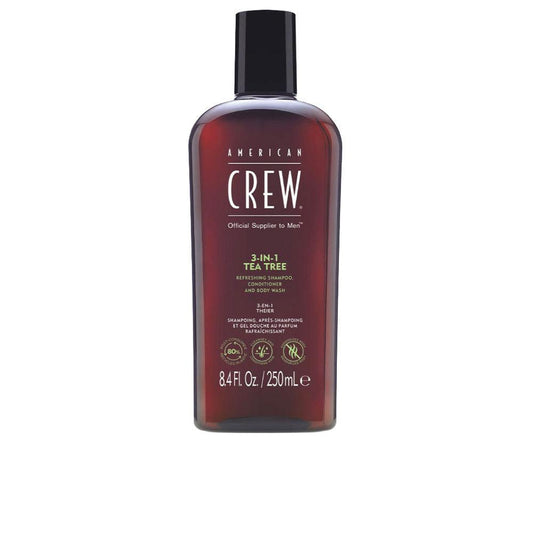 American Crew Crew Hair & Body Care 3 In 1 – șampon, 250 ml