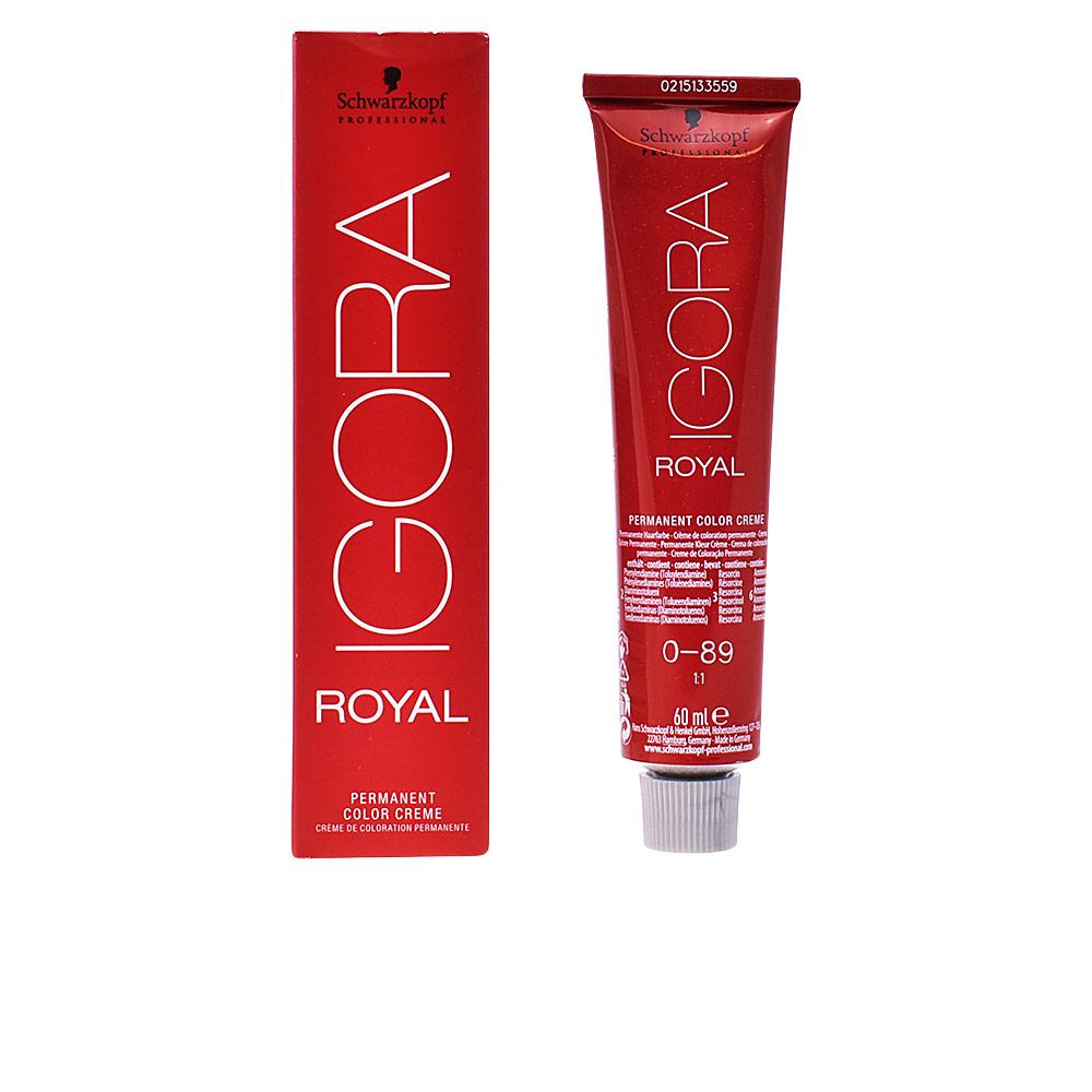 Schwarzkopf Igora Royal – vopsea permanentă pentru păr, 60 ml – 0-89 60 ml
