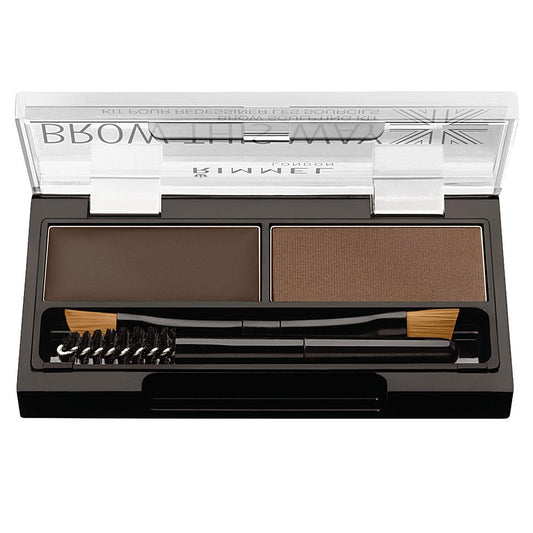 Rimmel London Brow This Way Eyebrow Sculpting Kit Full Natural Brows