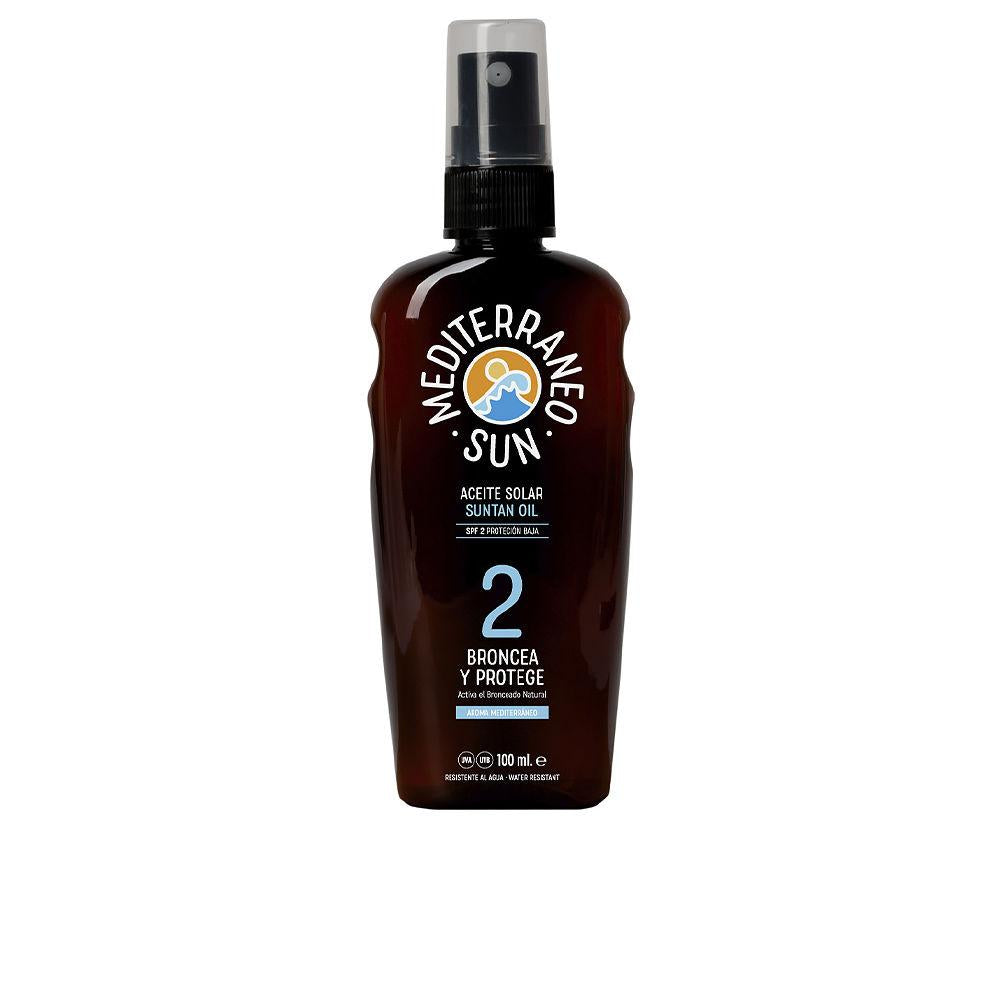 Mediterraneo Sun Carrot Sun Oil SPF2 Tanning Sunscreen Rapid And Lasting Glow