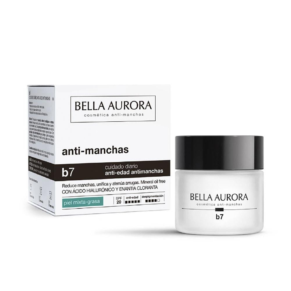 Bella Aurora B7 Anti-Stain Regenerating And Brightening Facial Cream SPF 20 For Oily Combination Skin Radiant Skin Every Day